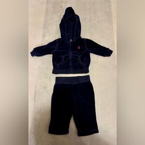 Ralph Lauren Dark Blue Baby Outfit